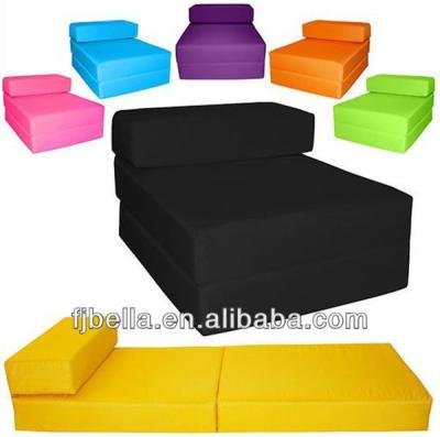 China Traditional Block Folding Chair Bed Z Foam Filled Guest Futon In/Outdoor for sale