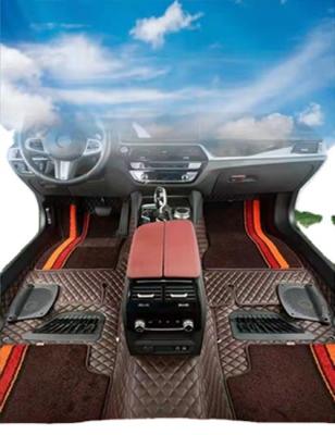 China Environmentally friendly comfortable flame retardant material luxury aviation soft package of mute fully covered floor mats make your car more comfortable and receive customized services for sale