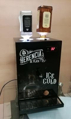 China Speedy Cooling Liquor Dispenser Chiller Low Noise With Two Bottles for sale