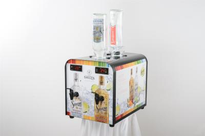 China Fashionable Double Tank Alcohol Chiller Machine Customized Sticker For Bars / Pubs for sale