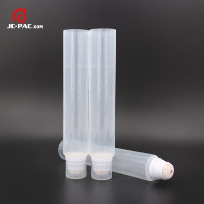 China 100ml 120ml 150ml cosmetic empty plastic tube with pumice stone applicator for foot massage cream cosmetics packaging for sale