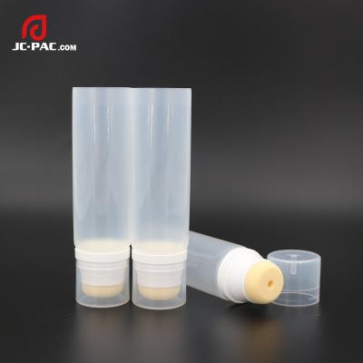 China High Quality Cosmetic 40ml Sponge Tube For BB Cream NBR Material Sponge Applicator With Clear Tube Packaging For Detergent for sale