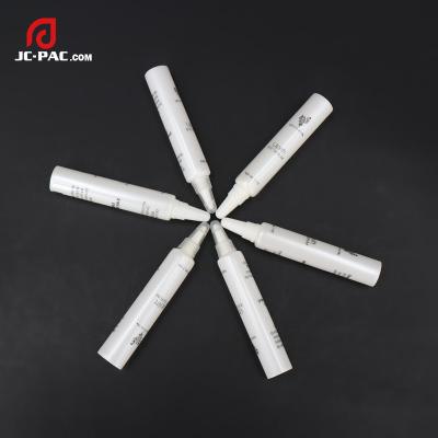 China Cosmetics Supplier 1ml Spout Eye Serum Plastic Tube Small Long for sale