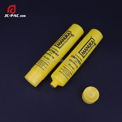 China 25mm Diameter Glosy Colored Skin Care Empty PE Ointment Tube In Offset Printing for sale