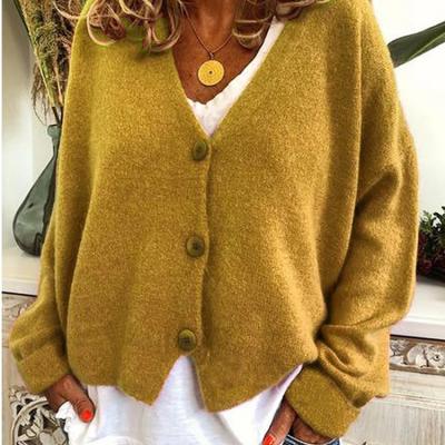 China 2020 Wholesale New Product QUICK DRY casual loose sweater knitted cardigan ladies fashion cardigan sweater women for sale