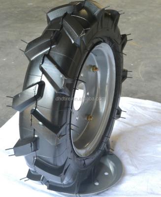 China Construction worksÂ   4.00-8 Mini Cultivator Tractor Walking Wheel Rotary Tiller Tires for sale