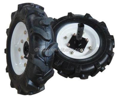 China Tractors Tire With Inner Tube And Metal Rim Wheel For Tiller Tractor Use for sale