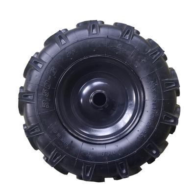 China Cultivates cultavitor 3.50-6 rubber tiller tire for garden tillers with rim for sale