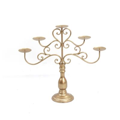 China Luxury Professional Manufacturer Cheap Vintage Candlestick Candle Holders Wedding Craft Decor for sale