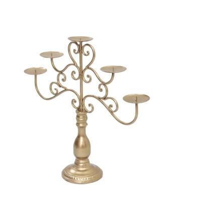 China Luxury Modern Design 5 and 7 Arm Candelabra Candelabra Candle Holder Stand for sale