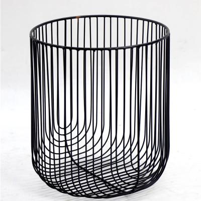 China New Arrival Sustainable Metal Household Storage Organizer Bin Wire Storage Basket For Bathroom for sale