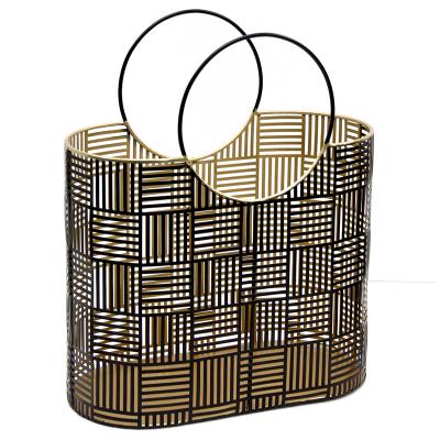 China Sustainable Easy To Use Mini Metal Shopping Basket Fruit Basket Metal Wire for sale