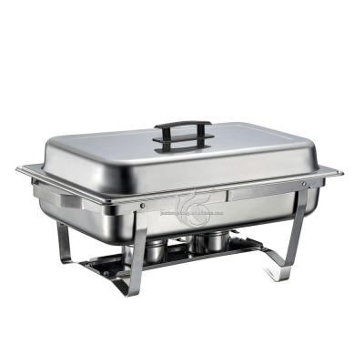 China Buffet quality saving stainless steel chafing dish buffet catering and chafing folding dish 9L for sale