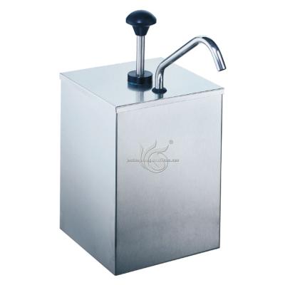 China Eco - Friendly Hotel Supply Stainless Steel Sauce Dispenser For Buffet for sale