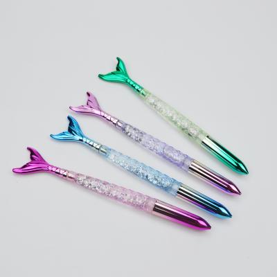 China Promotional Pen Novelty Custom Pens Promotional Gift Creative Mermaid Gel Pen Floating Ballpoint Pen for sale