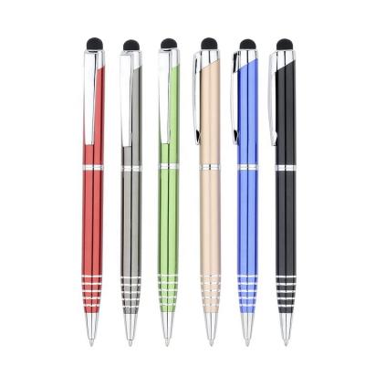 China Fancy Promotional Gift Pen Twist Engraving Metal Ball Pen With Logo Customized Advertising Ballpoint Pen for sale