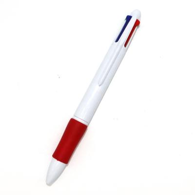 China Promotional Pen Office Pen 4 Colors Cheap Plastic Ballpoint Pen Multi Color Lovely Suppliers With Custom Logo for sale