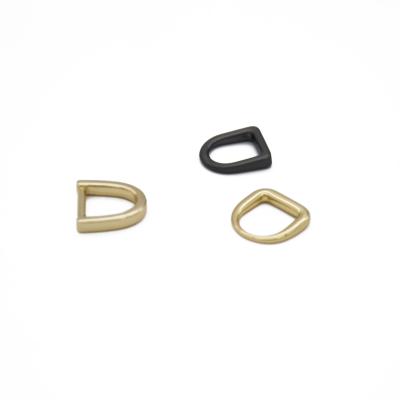 China High Quality Customized Durable Low Price Size Gold Aluminum Metal Metal D-Ring for sale