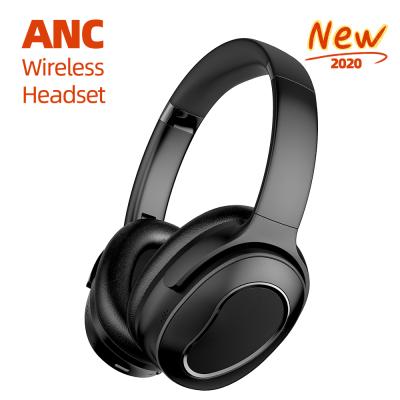 China ANC Active Noise Canceling TWS Pro Wireless Headset 5.0 Wireless Earphones Headset With MIC For Computers for sale