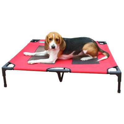 China Pet Camping Bed Gray Oxford Cloth Breathable Dog Bed Gray Oxford Cloth Breathable Dog Bed Without Installation for sale