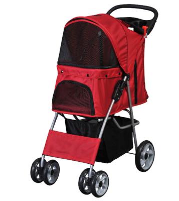 China Amazon Viable Hot Sale High Quality Adjustable Folding Pet Carts Dog Stroller For Traveling for sale