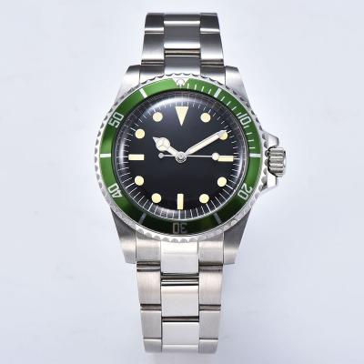 China Seagull 40mm watch 40mm marina stainless steel bezel green automatic mechanical sports MEN luminous bracelet F5 for sale