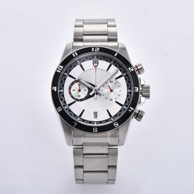 China Automatic Watch Men Quartz VK64 Chronograph 41mm Chronograph 41mm D3105 Multifunction Stainless Steel Bomax Marina Case Bracelet Luminous D3105 for sale