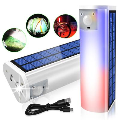 China 2022 New Amazon Travel Portable Car Travel Portable Car Function Warning Light Treasure Residential Hot Sale Solar Flashing Fill Light for sale