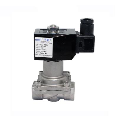 China General 2 Way 1/2in 12V 24V 220V Stainless Steel Normally Closed High Temperature Solenoid Valve For Steam for sale