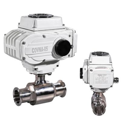 China COVNA General Electric Valves Certified Food Safe Motorized Actuator Ball Valve For Food Industry for sale