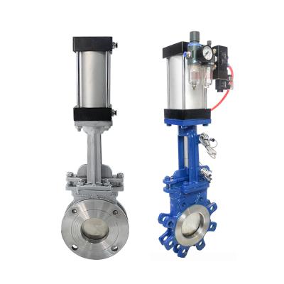 China COVNA Gate Valves Seat General Seat Seat 8 Inch Stainless Steel Knife Blade Hard Soft Non Rising Pneumatic Gate Valve for sale