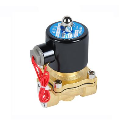 China COVNA 12VDC General Solenoid Valve 1/4 Inch 2inch Normal Temperature Brass Solenoid Valve For Fluid Control for sale