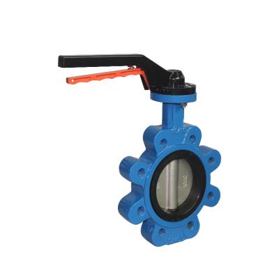 China General Handles DN150 DN200 DN250 10 Inch DN300 Lug Type Butterfly Valve for sale