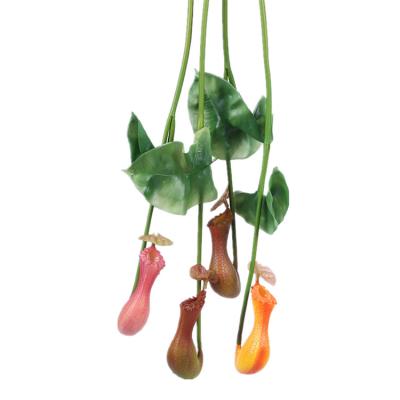 China Contemporary wholesale simulation carnivorous plant plastic artificial pitcher plants SZLC001 for sale