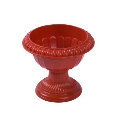 China Chinese Style Factory Wholesale Wedding Props Factory Home European Roman Column Decoration Plastic Flower Pots for sale