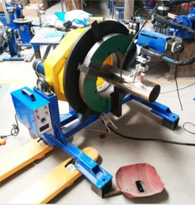 China Durable Industrial Pipe Tube Rotary Turntables 170mm Hole Production Welding Positioner Rotary Tables for sale