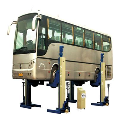 China 30ton company mobile electric bus/truck or mobile workshop lifting 4 post bus jack lift for trailer factory for sale