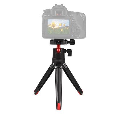 China Digital Camera Kaliou Tripod Suit Portable Flexible Tripod Aluminum Alloy with 360 Degree Ball Ring Light Tripod Main Stand for sale