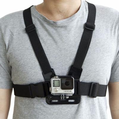 China Kaliou Nylon High Density Adjustable Harness Trunk Strap Elastic Mount for Gopros Action Camera for sale