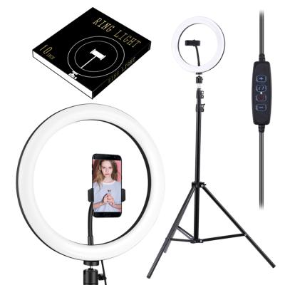 China photography & Kalio 10 Inch Photography LED Ring Light Dimmable Ringlight 3200K-5600K Makeup Ring Light Makeup Lamp for sale