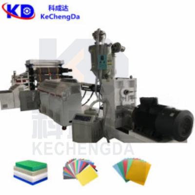 China KCD - 1220 PP PE-Blatt-Extruder ABS-Blatt-Extrusionslinie 0,5 - 10m/Min zu verkaufen