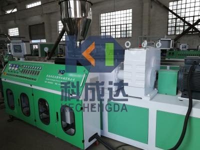 China Used China PVC/ SPVC Conical Twin Screw Granulation / Pelletizer Line Production Line for sale