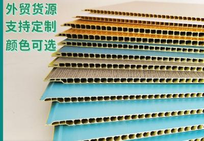 China Stone plastic wall panel hotel decorative background wall quick installation PVC stone plastic wall panel clasp board wa for sale