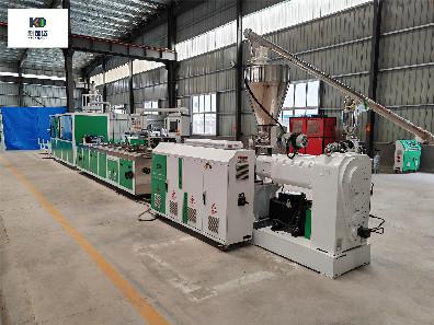 China Customizable One Feed Plastic Profile Extruding Machine Equipment With PLC Control for sale