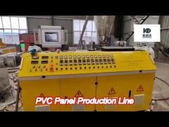 pvc plastic mechanical extrusion equipment，setting table，traction machine，cutting machine，