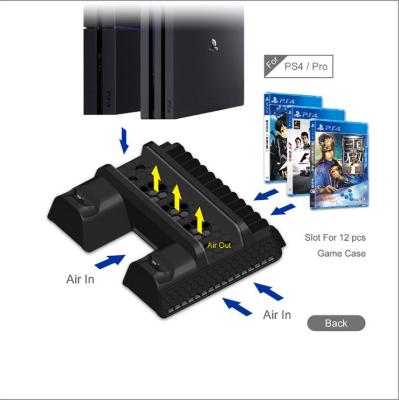 China ABS Multifunctional Vertical Cooling Stand for PS4/PS4 PS4 SLIM PRO TP4-882 for sale