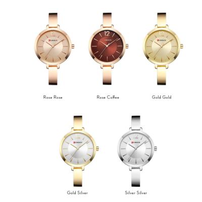 China The new popular 2018 curren 9012 alarm lady than the new design curren watch for sale