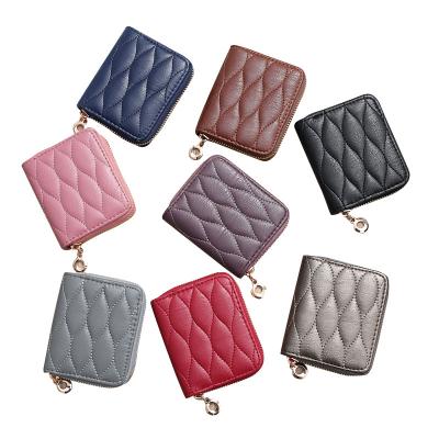 China Waterproof Top 2021 Selling Cheap Short Zipper Coin Wallet Wallets For Women for sale