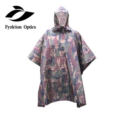 China Outdoor Tent Raincoat Sun Shelter Travel Rain Camping Poncho Tarp Windproof Tent Poncho Backpack Rain Cover Waterproof for sale