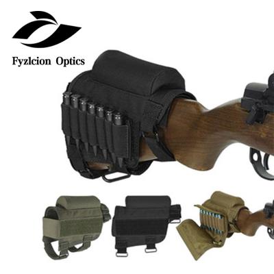 China Mondo Nylon Military Rifle Buttstock Cartucce di Munizioni Titolare Airsoft Caccia Gun Proiettile Carrier Fondine Bag for sale